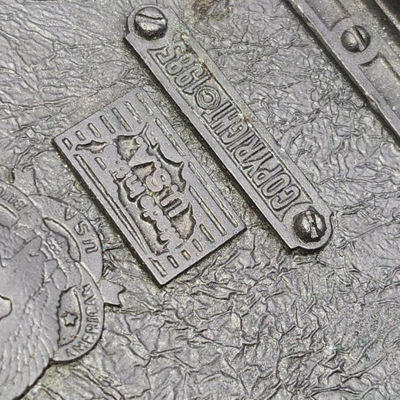 Native Texan Great State Seal Vintage Texas Patriotic Great American Belt Buckle - Picture 4 of 7